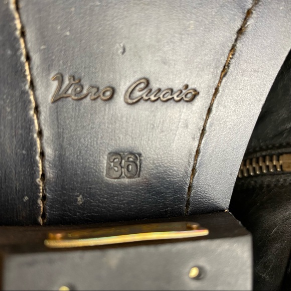 NEW Golden Goose Young Leather Western Bootie with Bandana Trim in Black - Picture 11 of 16